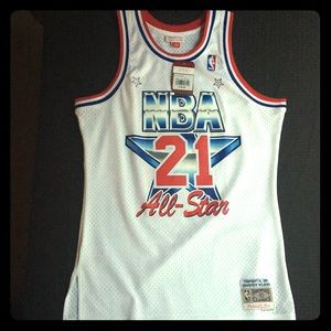 1991 DOMINIQUE WILKENS NBA ALL-STAR JERSEY (RARE)